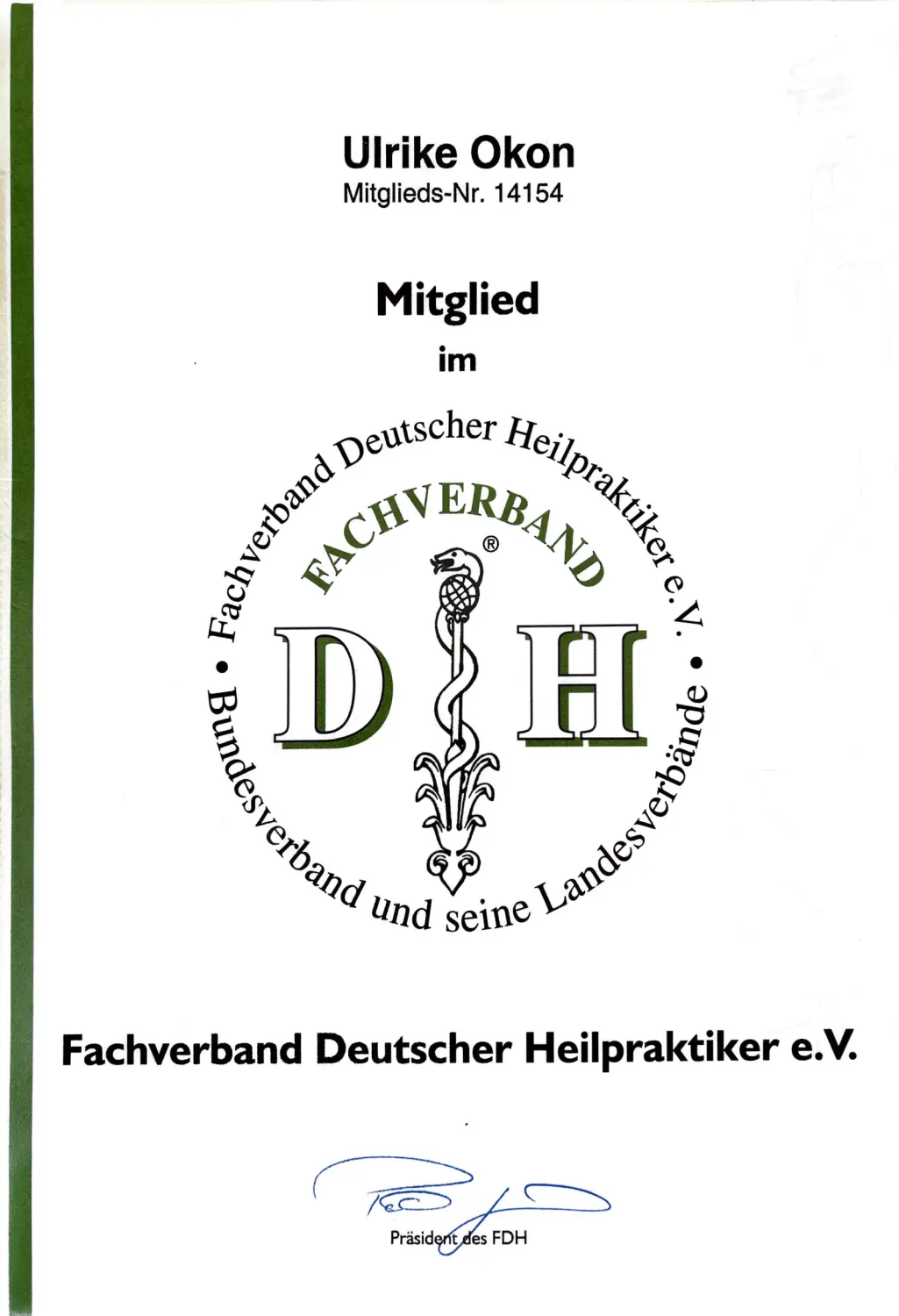 Meine Zertifikate von Naturheilpraxis und Apothekenvertretung